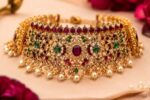 Anikalan by Babitha Antique Jadau Kemp Convertible Bracelet Choker – Regal Heritage Jewellery