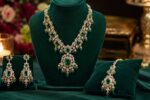 Daivik Imitation Emerald Jewellery Set – Elegant Green Stone Design
